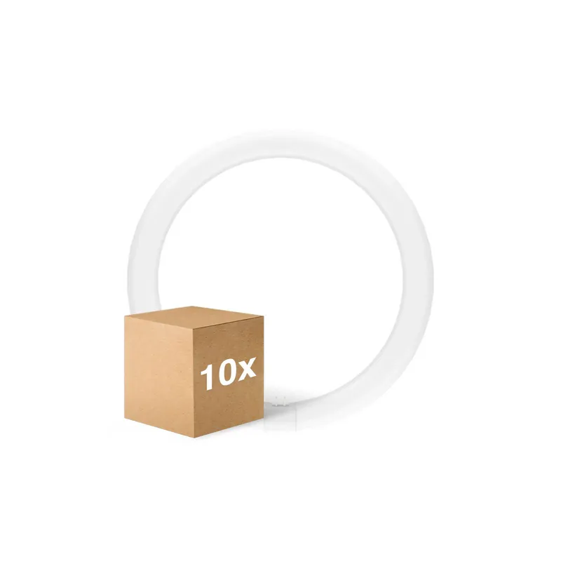 Garantía De Devolución De Dinero Multipack 10x Ledvance Tubo LED T9 Value Circular (EM/Mains) 18.3W 2200lm - 840 Blanco Frio | Reemplazo 32W