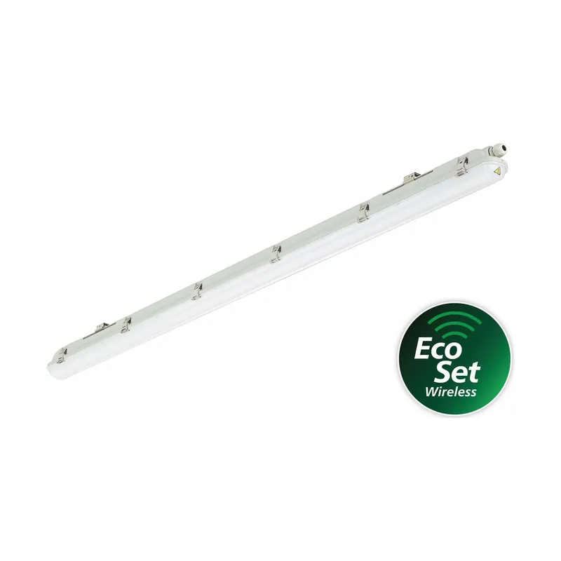 Última Versión Philips Pantalla LED Estanca Ledinaire EcoSet 50W 6800lm - 840 Blanco Frio | 150cm - Mando A Distancia - Reemplazo 2x58W