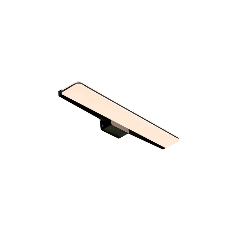 Descuento Nordlux Tinia 60 Luz De Pared Metal Negro - 24W 1800lm - 930-940 CCT | IP44 - Mejor Reproducción De Color - 3 Pasos Regulable