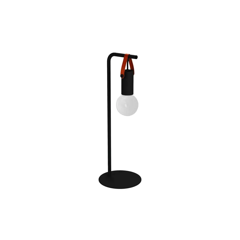 Venta Final Eglo Lámpara De Mesa Apricale Negro, Marrón | Apta para 1x E27