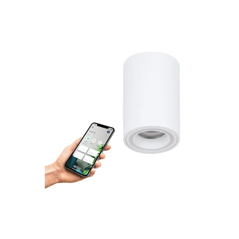 Eglo Connect.Z Smart Techo Foco Carosso-Z Aluminium Blanco 4.9W 345lm - 827-865 Ajustable Blanco + RGB | Regulable - Apta para GU10 Oferta Especial