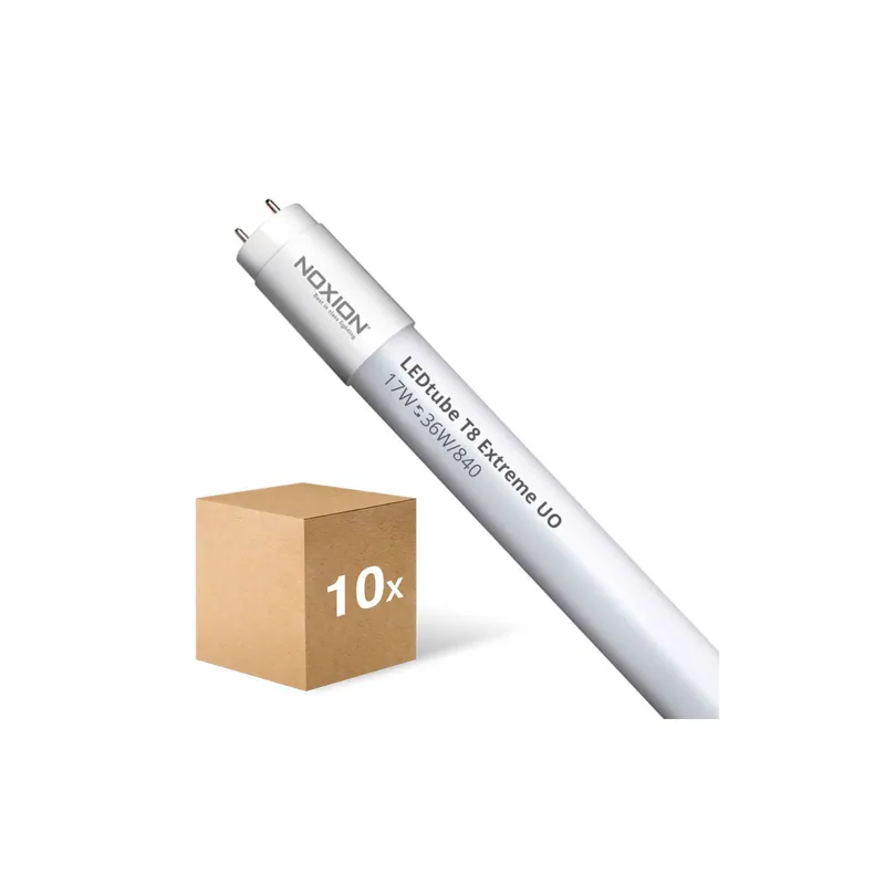 Multipack 10x Noxion Tubo LED T8 Avant Extreme (EM/Mains) Ultra Output 15.9W 2550lm - 840 Blanco Frio | 120cm - Reemplazo 36W Promoción Exclusiva