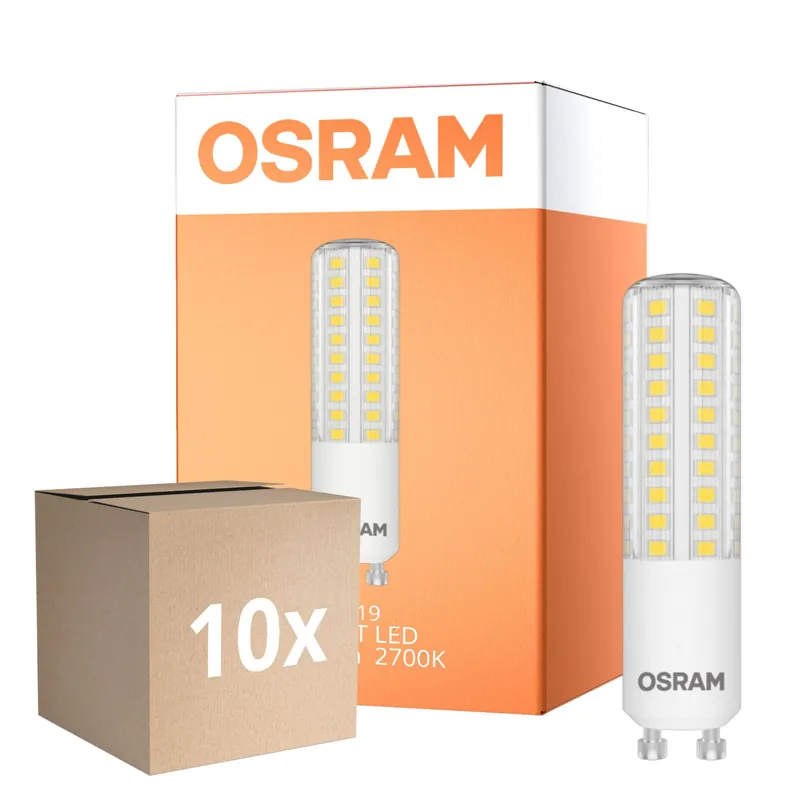 Alta Calidad Multipack 10x Osram Special T Slim LED GU10 7W 806lm - 827 Luz muy Cálida | Regulable - Reemplazo 60W