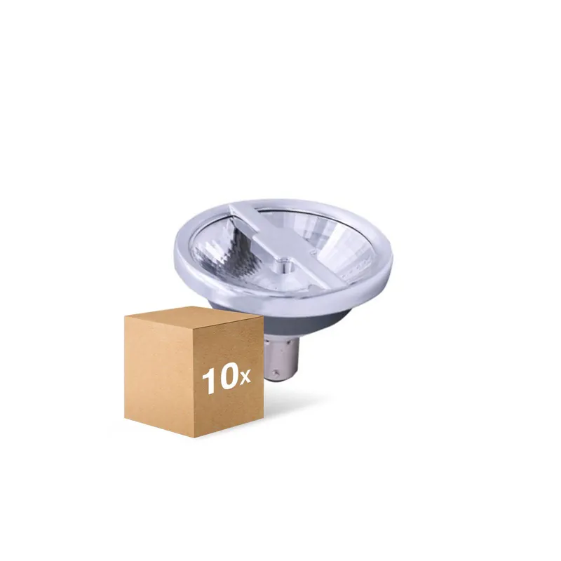Multipack 10x Noxion Lucent Foco LED AR70 BA15d 6W 350lm 36D - 927 Luz muy Cálida | Mejor reproducción de color - Regulable - Reemplazo 50W Certificado