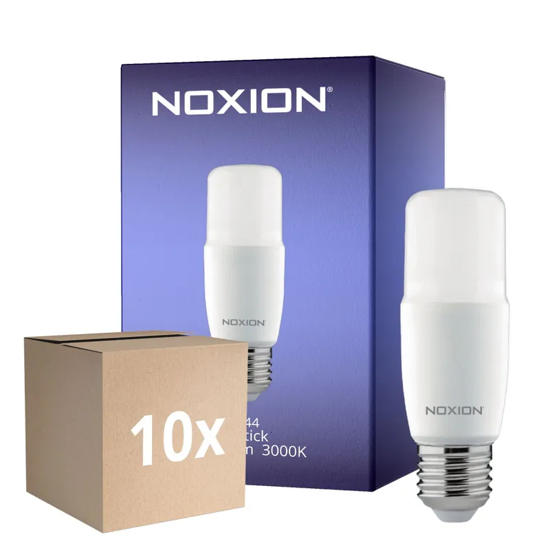 Compra Ahora Multipack 10x Noxion Stick LED E27 Mate 9.5W 950lm - 830 Luz Cálida | Reemplazo 68W