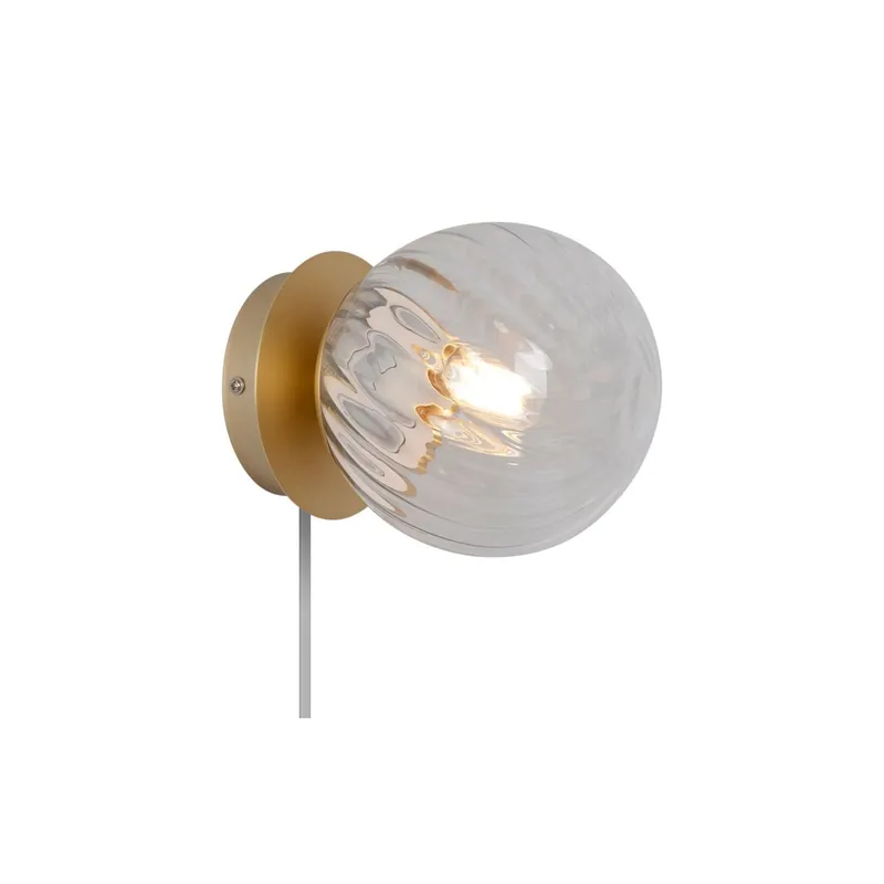 Nordlux Chisell Luz De Pared Metal y Vidrio Latón | Apta para E14 Devolución Gratuita