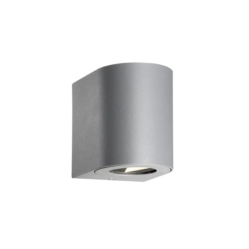 Oferta Nordlux Canto 2 Luz De Pared Aluminium Gris Up & Down - 10.6W 500lm - 830 Luz Cálida | IP44