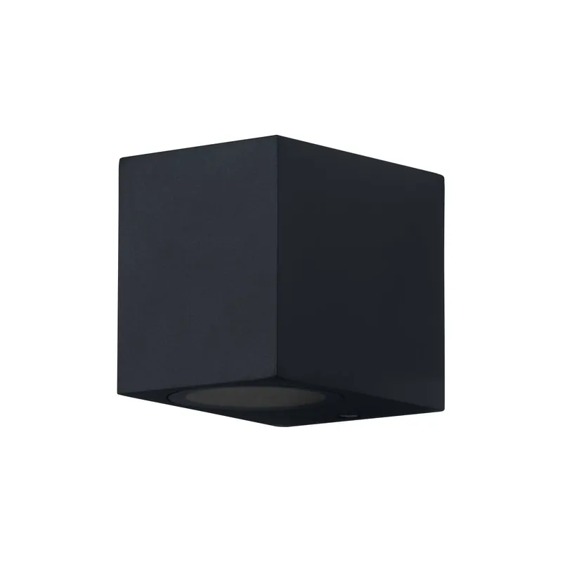 Novedad Ledvance Luz De Pared Endura Classic Cuadrado Negro | Apta para 1x GU10