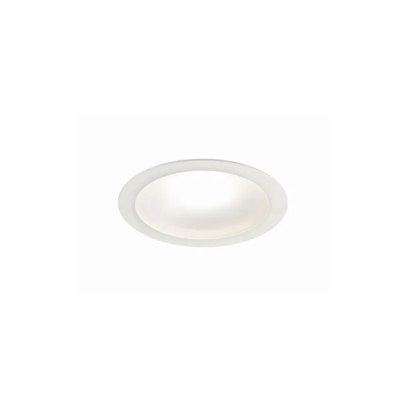 Directo De Fábrica Sylvania Downlight LED Start 205 Aluminium Blanco 20W 2100lm 74D - 830 Luz Cálida | Recorte 205mm - IP54 - Regulable