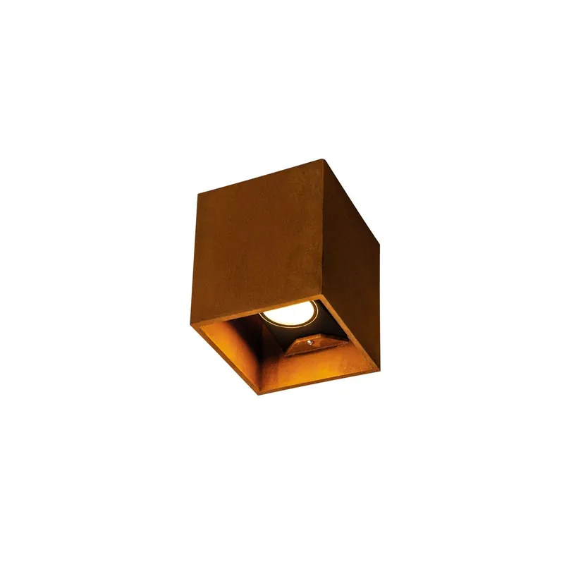 SLV Up/Down Luz De Pared Acero Oxidado Cuadrado 14W 548lm - 830-840 CCT | Al Aire Libre - IP65 Solo Por Tiempo Limitado