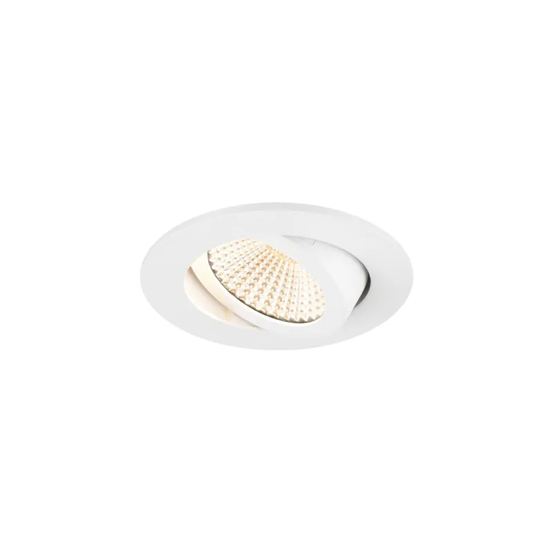 SLV New Tria 68 Foco Aluminium Blanco Esférica 8.3W 705lm 60D - 927 Luz Muy Cálida | Recorte 68mm - Mejor Reproducción De Color - Regulable Pago Seguro