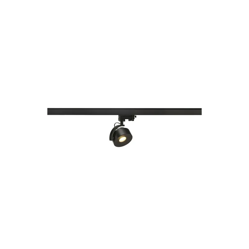 SLV Foco En Carril Kalu 3 Fases Aluminium Negro Esférica 13W 970lm 35D - 830 Luz Cálida | Regulable Certificado
