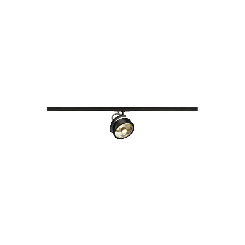 SLV Foco En Carril Kalu 1-Fase Aluminium Negro | Apta para 1x GU10 (AR111) Marca Reconocida