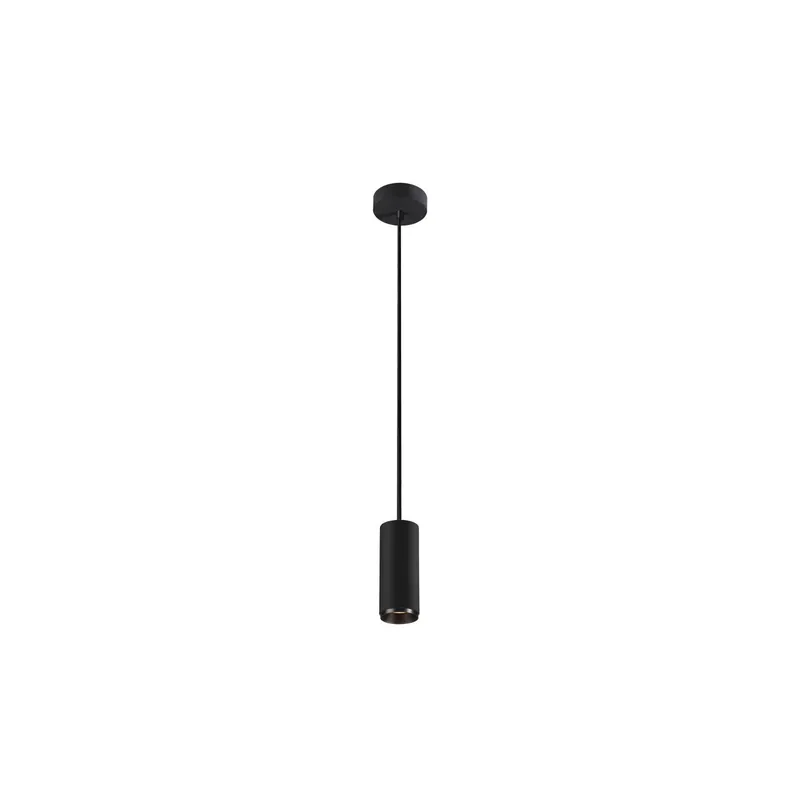 SLV Numinos Phase S Colgante De Luz Aluminium Negro 10.42W 1020lm 36D - 930 Luz Cálida | Mejor Reproducción De Color - Regulable Precio De Fábrica