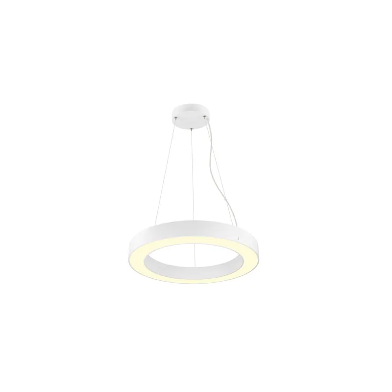 SLV Medo Circulo 60 Colgante De Luz Aluminium Blanco 27W 4000lm 110D - 930-940 CCT | Mejor Reproducción De Color - Regulable Oferta Flash