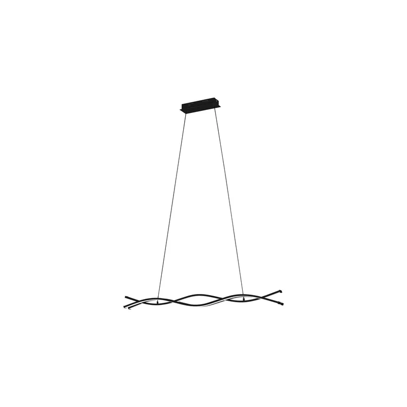 Ordena Ya Eglo Colgante De Luz Lasana 3 Acero Aluminium Negro 11W 1500lm - 830 Luz Cálida | IP20