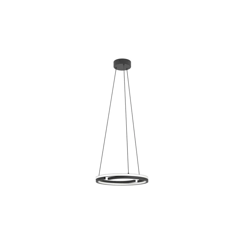 Comprar En Línea Eglo Colgante De Luz Mezzomonte Aluminium Acero Negro 20W 1600lm - 827-865 Ajustable Blanco | IP20 - Regulable