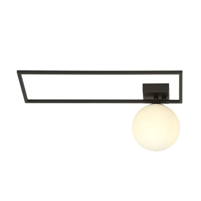 Últimas Unidades Emibig Luz de techo Imago Acero Negro | Apta para 1x E14 - Max 10W