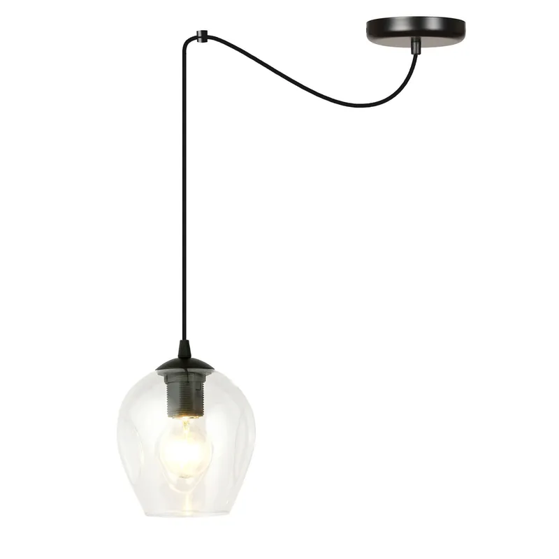 Emibig Colgante De Luz Level Acero Negro | Apta para 1x E27 - Max 15W Última Versión