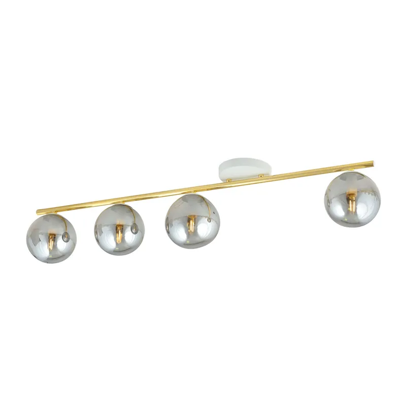 Barato Emibig Luz de techo Monza Acero Blanco | Apta para 4x E14 - Max 10W