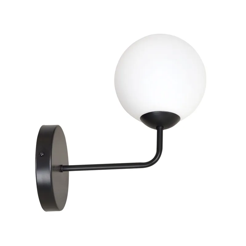 A Buen Precio Emibig Luz De Pared Pregos Acero Negro | Apta para 1x E14 - Max 10W