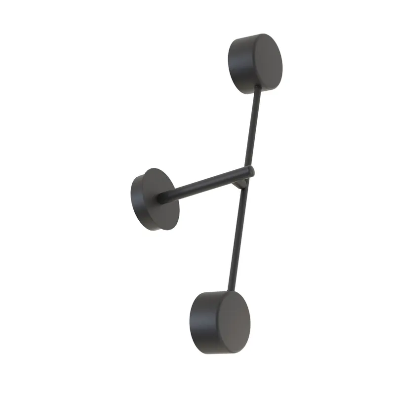 Comprar En Línea Emibig Luz De Pared Natsu Acero Negro | Apta para 2x GX53 - Max 12W