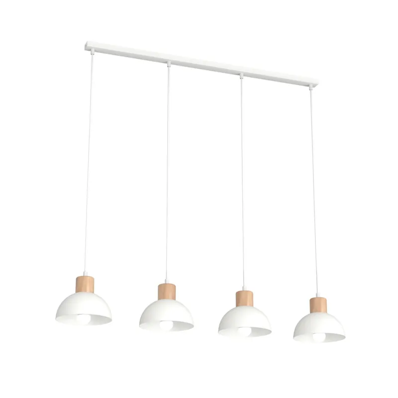 Devolución Gratuita Emibig Luz de techo Seco Acero Blanco | Apta para 4x E27 - Max 15W