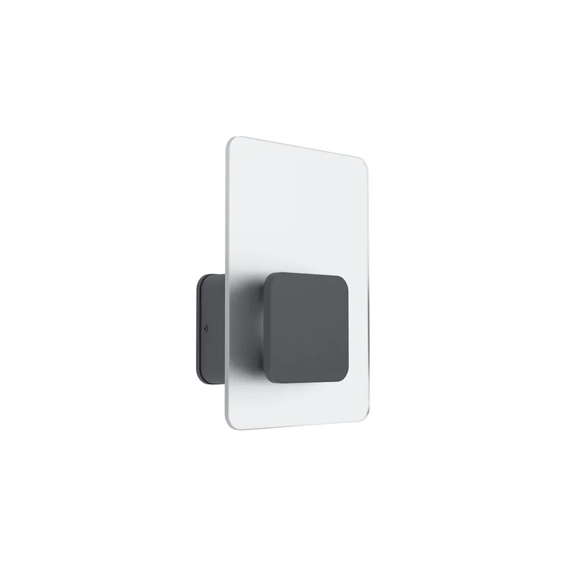 Oferta Flash Eglo Luz De Pared Eredita Acero Inoxidable Antracita 10W 1000lm - 830 Luz Cálida | IP44