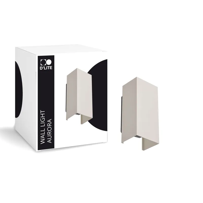 D'Lite Luz De Pared Aurora Blanco Up & Down 6.5W 500lm - 830-840 CCT | IP54 Solo Por Tiempo Limitado