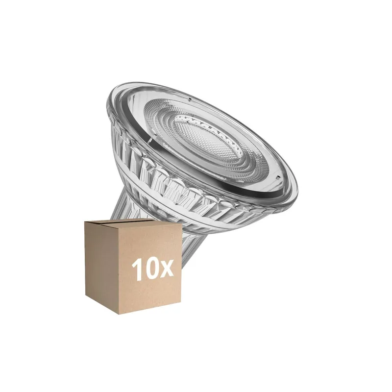Multipack 10x Ledvance Foco LED GU10 PAR16 6.1W 575lm 36D - 940 Blanco Frio | Mejor Reproducción De Color - Regulable - Reemplazo 80W Novedad