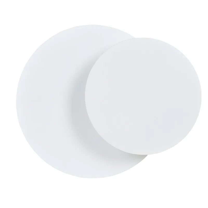 Solo Hoy Emibig Luz De Pared Círculo Acero Blanco | Apta para 1x G9 - Max 8W