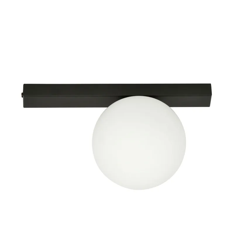 Precio Reducido Emibig Luz de techo Fit Acero Negro | Apta para 1x E14 - Max 10W