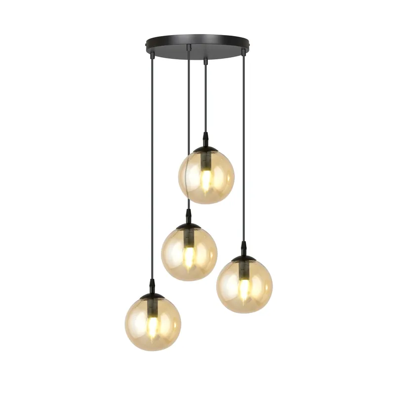 Comprar En Línea Emibig Colgante De Luz Cosmo Acero Negro | Apta para 4x E14 - Max 10W