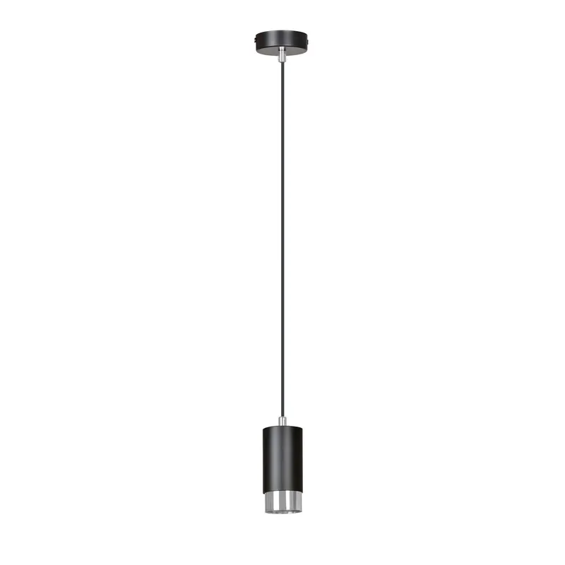Emibig Colgante De Luz Fumiko Acero Negro | Apta para 1x GU10 - Max 10W Favorito De Clientes