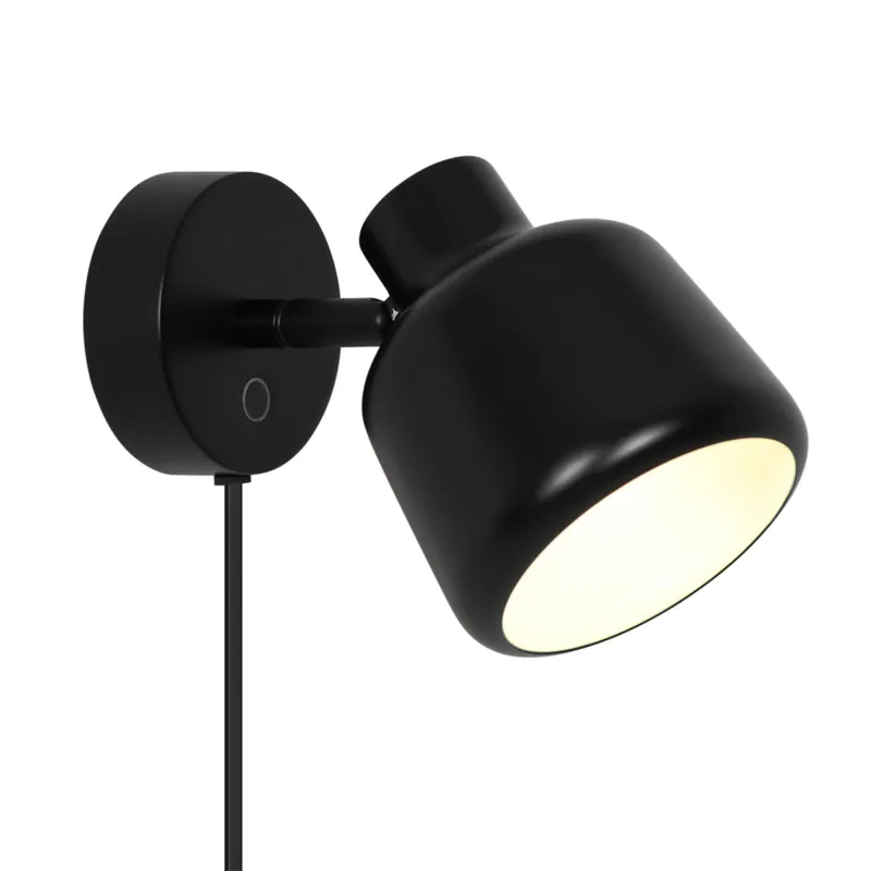 Nordlux Louella Luz De Pared Negro | Apta para E14 Última Oportunidad