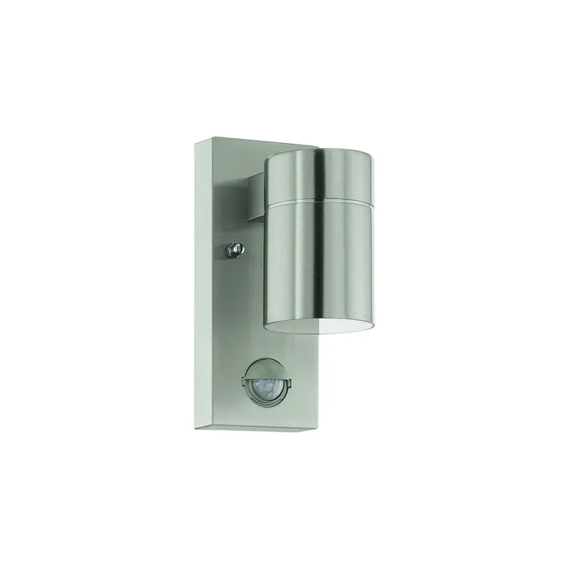 Eglo Luz De Pared Riga 5 Acero Inoxidable 2W 250lm - 830 Luz Cálida | IP44 - Sensor De Movimiento Precio Bajo
