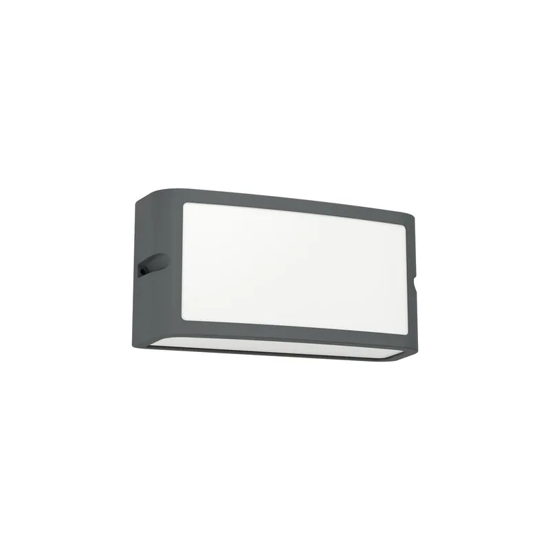 Eglo Luz De Pared Camarda Aluminium Antracita 10W 1200lm - 840 Blanco Frio | IP54 Últimas Unidades