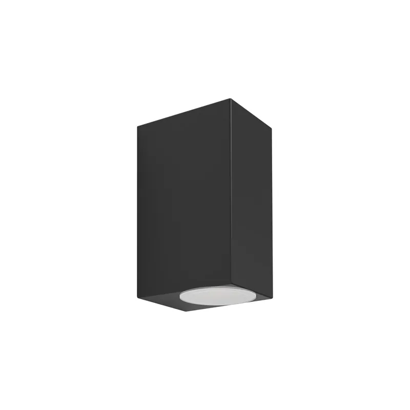 Alta Calidad Eglo Luz De Pared Jabaga Negro Up & Down 4W 400lm - 850 Blanco Frio | IP44