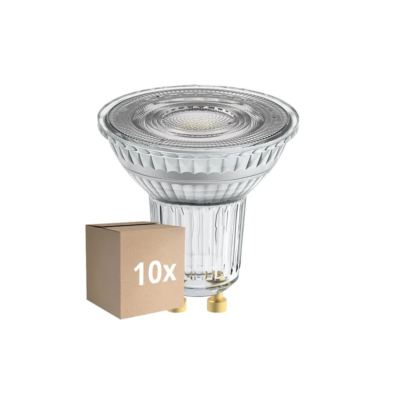 No Te Lo Pierdas Multipack 10x Ledvance Performance Foco LED Reflector GU10 PAR16 9.6W 750lm 36D - 827 Luz muy Cálida | Reemplazo 100W