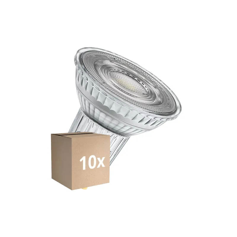 Multipack 10x Ledvance Foco LED GU10 PAR16 3.7W 350lm 36D - 927 Luz Muy Cálida | Mejor Reproducción De Color - Regulable - Reemplazo 35W Promoción