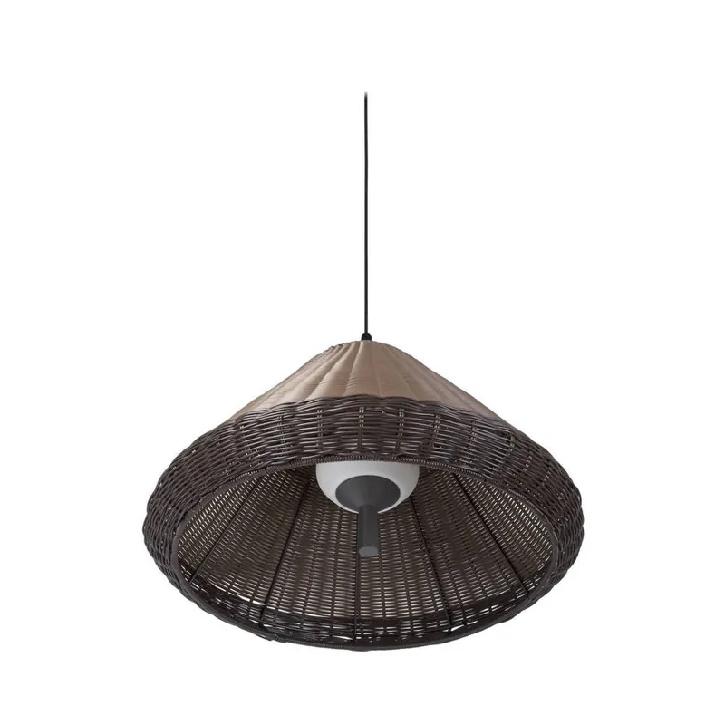 Promoción Exclusiva FARO SAIGON OUT W70 Cone Cap Colgante Marrón