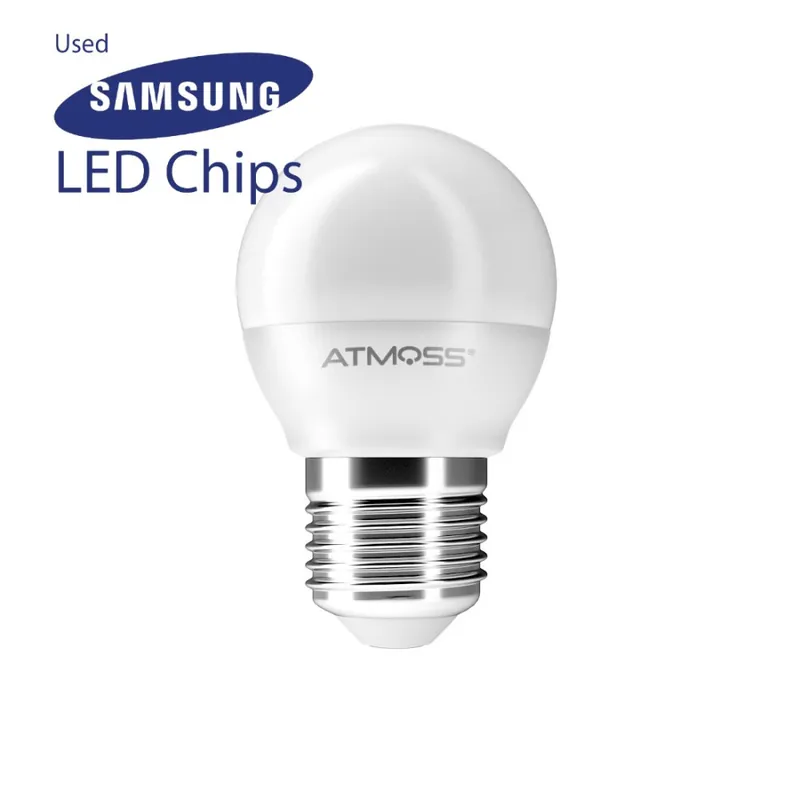 ATMOSS Bombilla Esférica G45 E27 6W 5000K Oferta Limitada