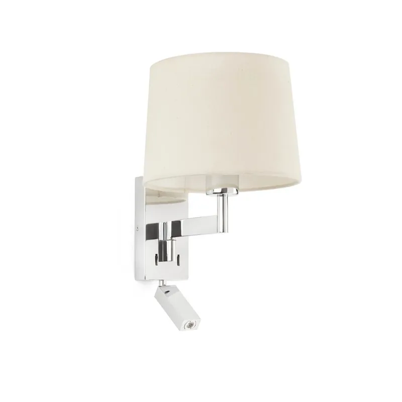 No Te Lo Pierdas FARO ARTIS Aplique con lector cromo/beige