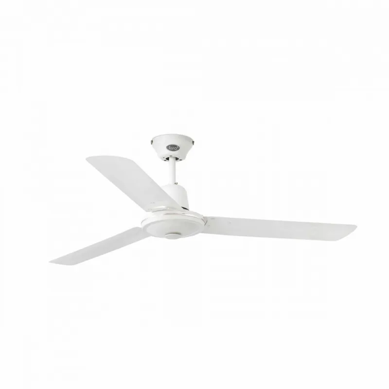 Bestseller FARO ECO INDUS M Ventilador de techo sin luz blanco