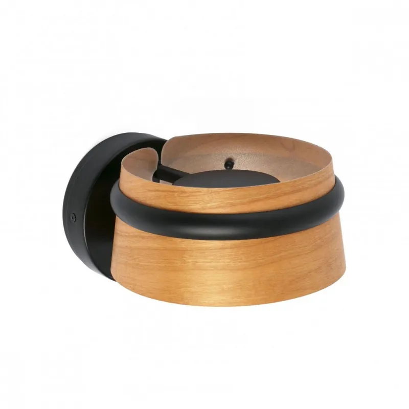 FARO LOOP Aplique Negro y Cerezo Marca Reconocida