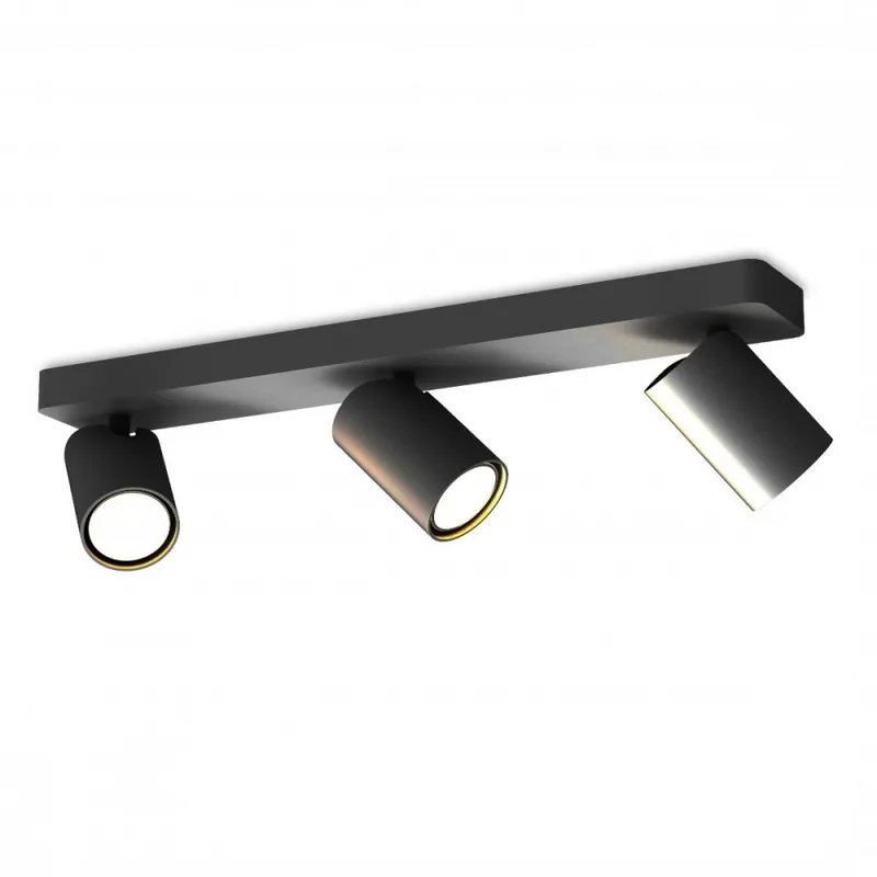MANTRA SAL 3L Regleta Orientable GU10 Negro Precio Reducido