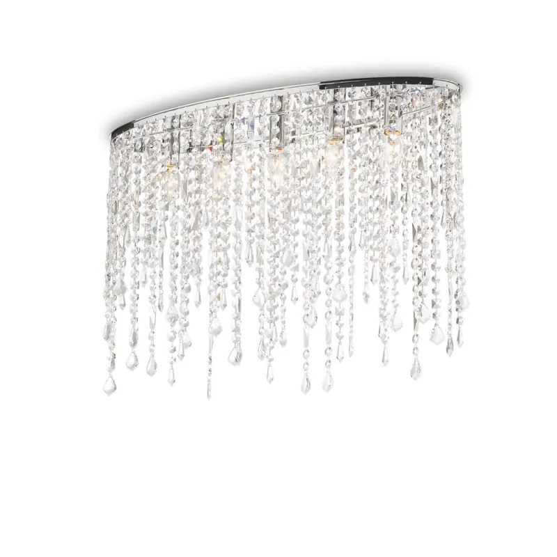 IDEAL LUX RAIN PL5 PLAFÓN CROMO Novedad