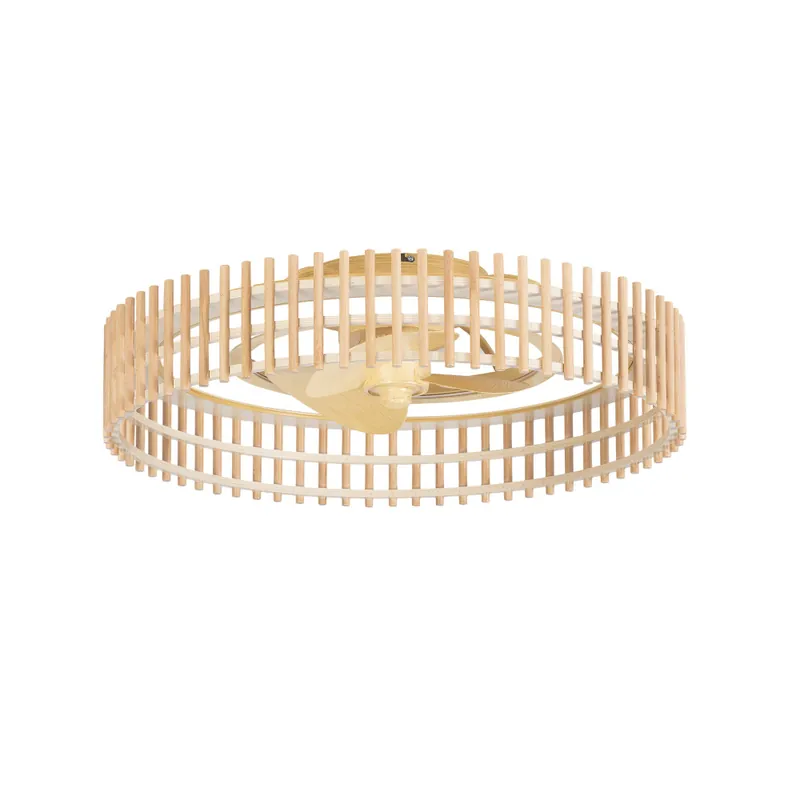 FORLIGHT BAMBU Plafón Ventilador IP44 Solo Por Tiempo Limitado