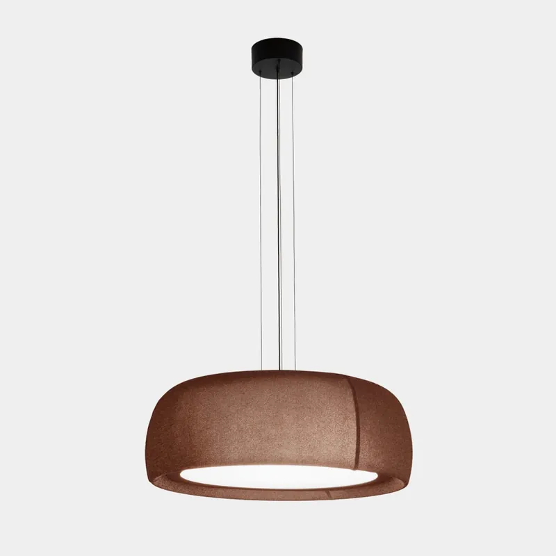 Oferta Especial LEDSC4 Gong Pendant Marrón 3000K
