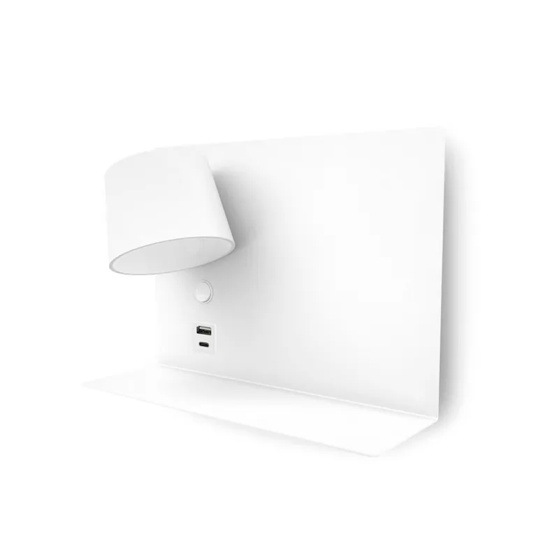 EXO LIGHTING Aplique lector Serene USB Right blanco Novedad